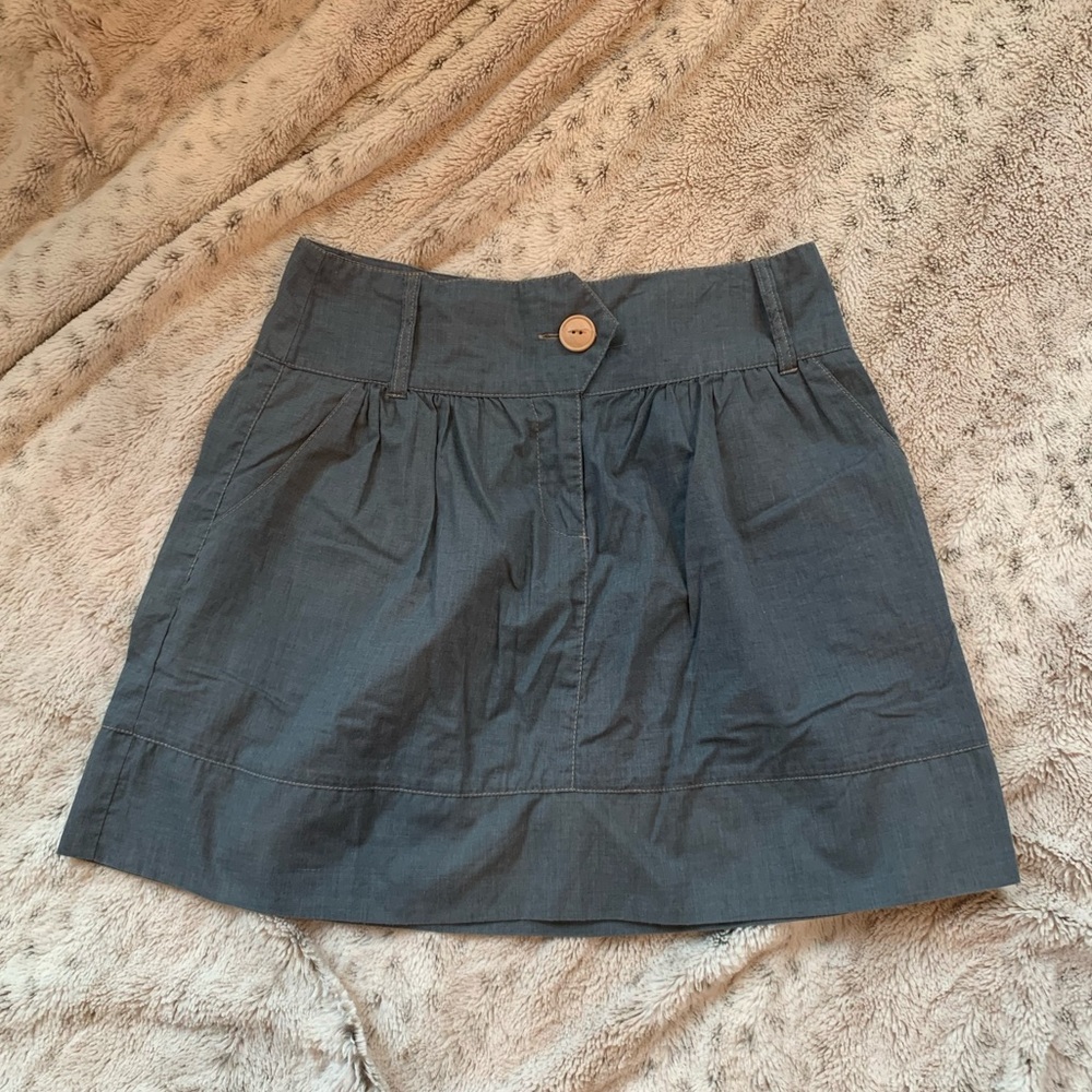 Mimi chica chambray mini skirt